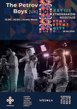 Kraków Wydarzenie Koncert EtnoKraków/Rozstaje 2026: the Petrov Boys